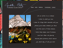 Tablet Screenshot of judithbattystainedglass.com